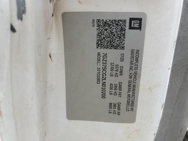 2020 GMC SAVANA CUT #3283865420