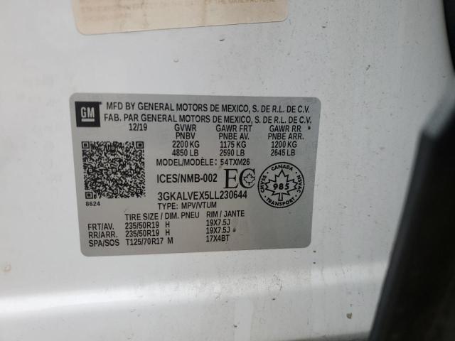 2020 GMC TERRAIN SL 3GKALVEX5LL230644