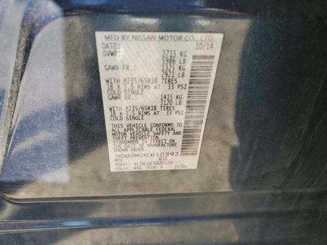 2015 NISSAN PATHFINDER 5N1AR2MM2FC610892