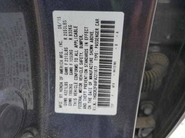 2015 HONDA ACCORD EXL 1HGCR2F88FA221877