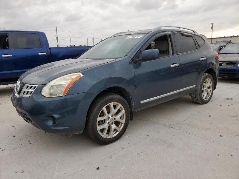 NISSAN ROGUE S 2013 blue 4dr spor gas JN8AS5MT4DW525649 photo #1