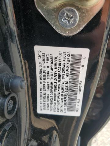 2015 HONDA CIVIC EX 19XFB2F80FE053164