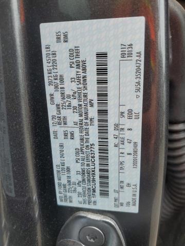 2020 FORD ESCAPE SEL - 1FMCU9H9XLUC63775