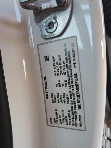 2022 TESLA MODEL 3 5YJ3E1EA9NF315488