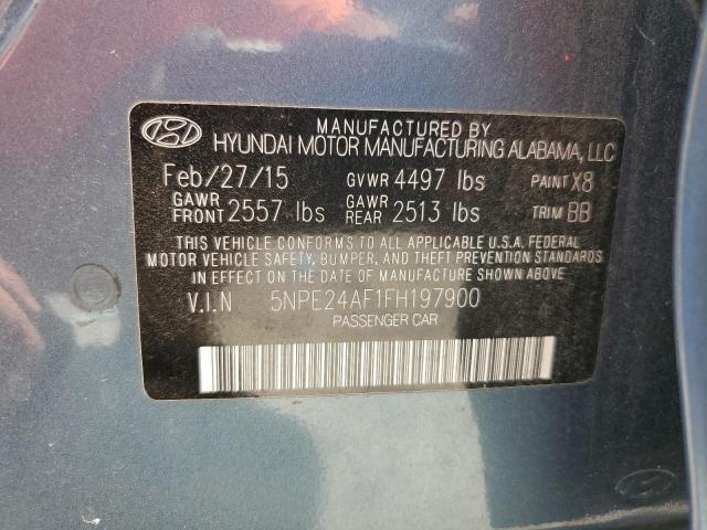 2015 HYUNDAI SONATA SE 5NPE24AF1FH197900