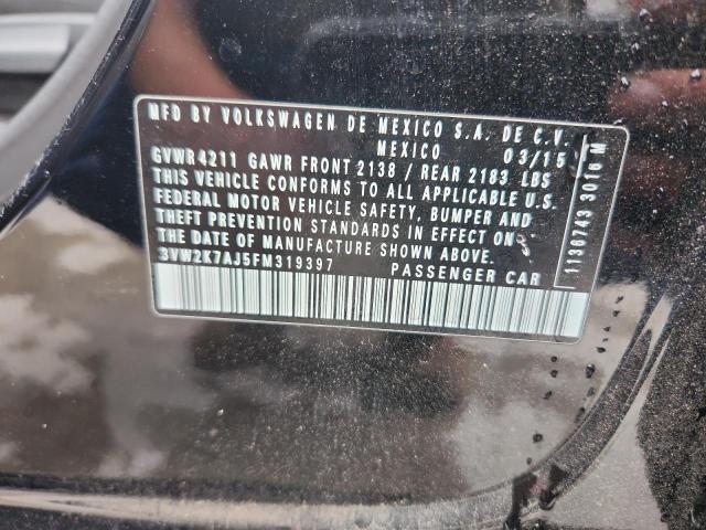 2015 VOLKSWAGEN JETTA BASE 3VW2K7AJ5FM319397
