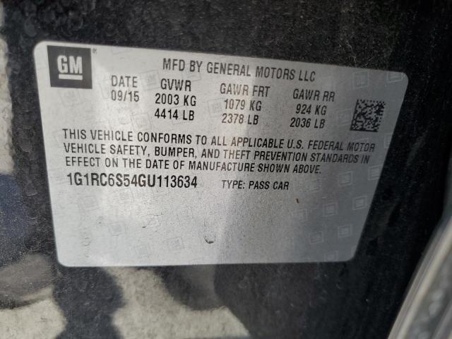 2016 CHEVROLET VOLT LT - 1G1RC6S54GU113634