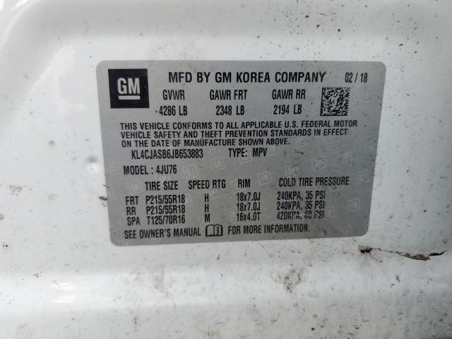2018 BUICK ENCORE PRE KL4CJASB6JB653883