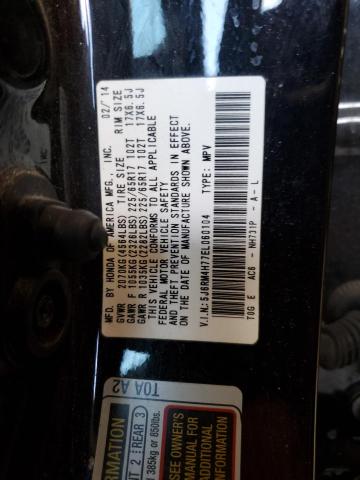 2014 HONDA CR-V EXL - 5J6RM4H77EL060104