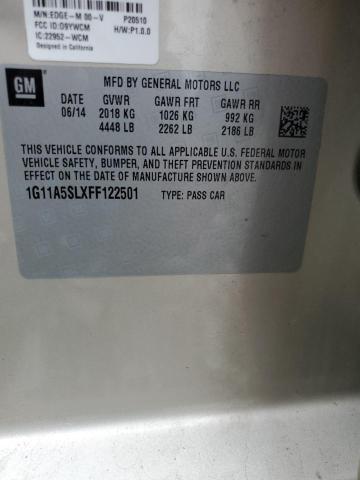 2015 CHEVROLET MALIBU LS 1G11A5SLXFF122501