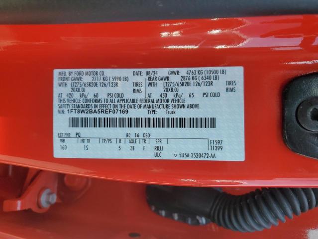2024 FORD F250 SUPER 1FT8W2BA5REF07169
