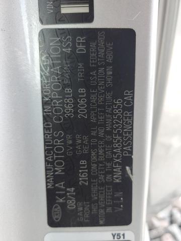 2015 KIA FORTE EX KNAFX5A85F5325856