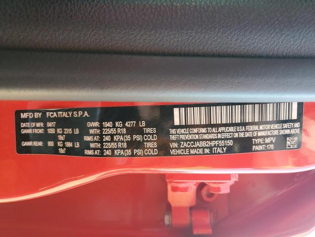2017 JEEP RENEGADE L - ZACCJABB2HPF55150