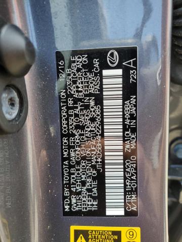 2017 LEXUS CT 200 JTHKD5BH4H2296085