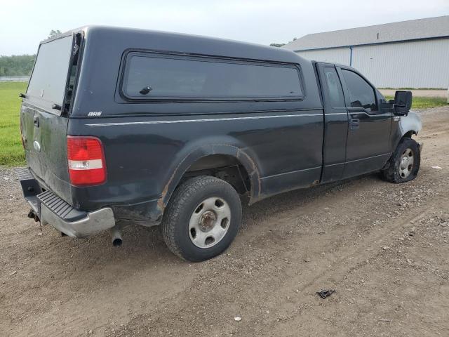 FORD F150 2008 black pickup gas 1FTRF12248KD18634 photo #4
