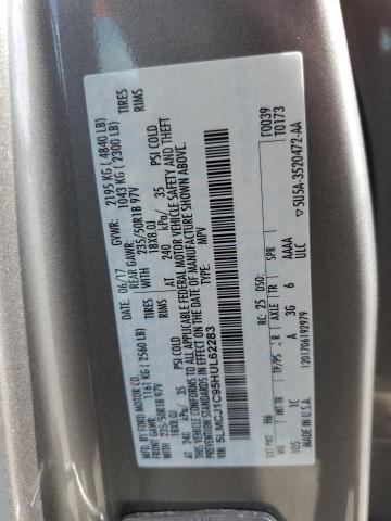 2017 LINCOLN MKC PREMIE 5LMCJ1C95HUL62283