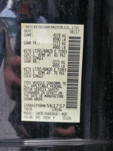 2017 NISSAN TITAN XD S - 1N6BA1F48HN561757