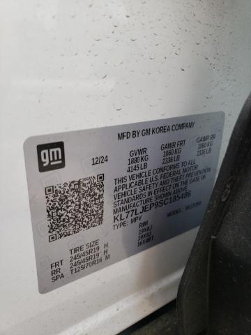 2025 CHEVROLET TRAX 2RS KL77LJEP9SC185486