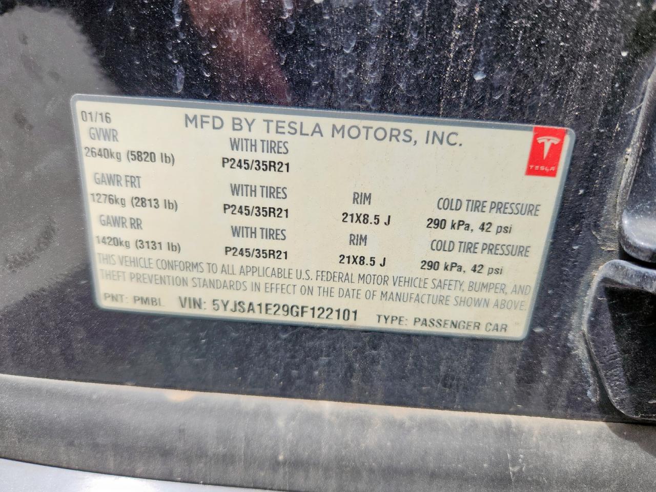 Tesla Model s 2016