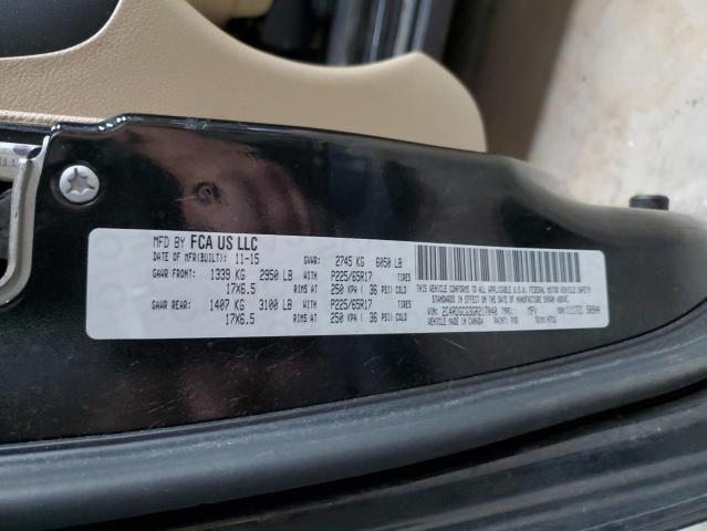 2016 DODGE GRAND CARA 2C4RDGCG3GR217040