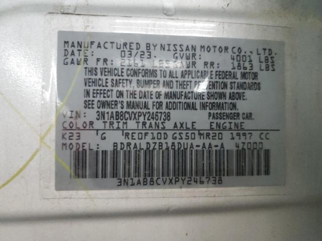 2023 NISSAN SENTRA SV - 3N1AB8CVXPY246738