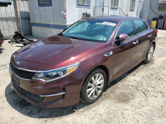 KIA OPTIMA LX 2017 burgundy  gas 5XXGT4L3XHG153918 photo #1