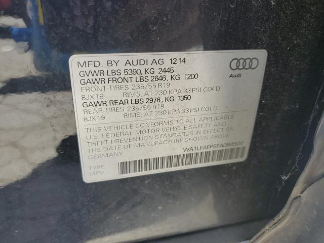 2015 AUDI Q5 PREMIUM - WA1LFAFP5FA084500