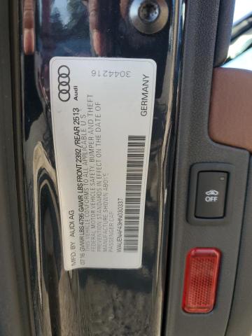 2017 AUDI A4 PREMIUM WAUENAF43HN030337