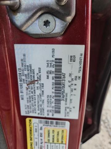 2016 FORD FUSION S - 3FA6P0G70GR131647