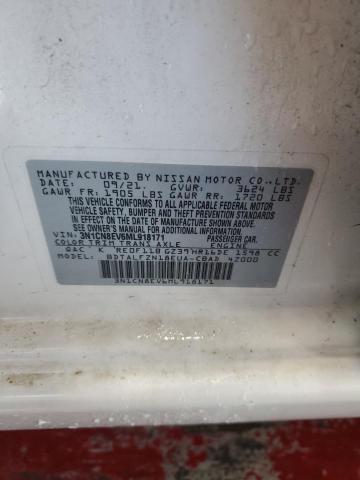 2021 NISSAN VERSA SV - 3N1CN8EV6ML918171