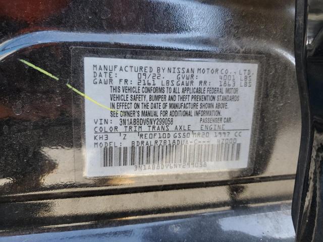 2022 NISSAN SENTRA SR 3N1AB8DV6NY299058