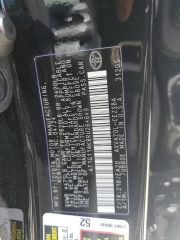 2024 TOYOTA CAMRY SE N 4T1G11AK8RU264649