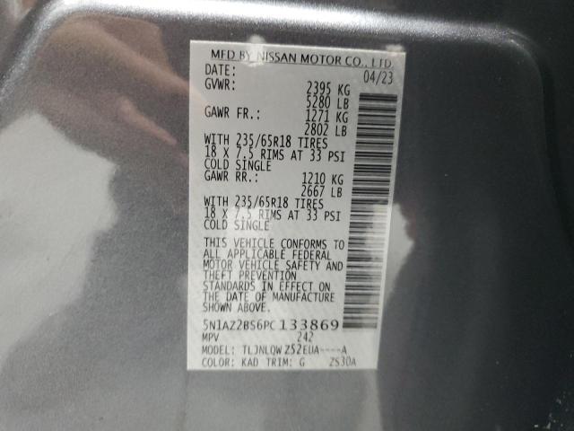 2023 NISSAN MURANO SV 5N1AZ2BS6PC133869