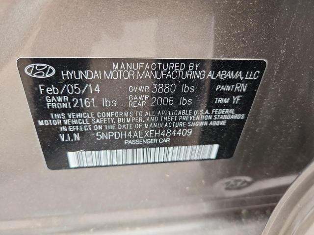 2014 HYUNDAI ELANTRA SE - 5NPDH4AEXEH484409