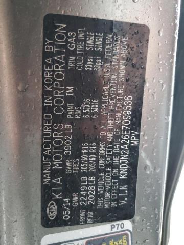 2014 KIA SOUL - KNDJN2A26E7099536