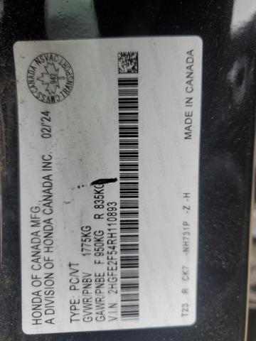 2024 HONDA CIVIC SPOR 2HGFE2F54RH110893
