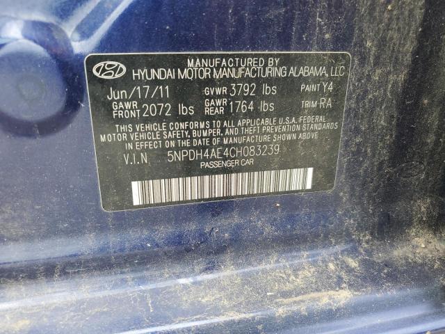 2012 HYUNDAI ELANTRA GL - 5NPDH4AE4CH083239