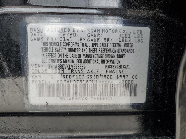 2020 NISSAN SENTRA SV 3N1AB8CVXLY226869