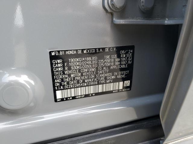 2025 HONDA HR-V SPORT 3CZRZ2H54SM729606