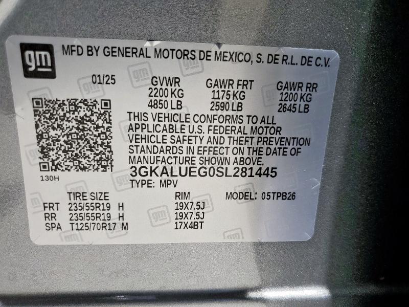 2025 GMC TERRAIN EL 3GKALUEG0SL281445