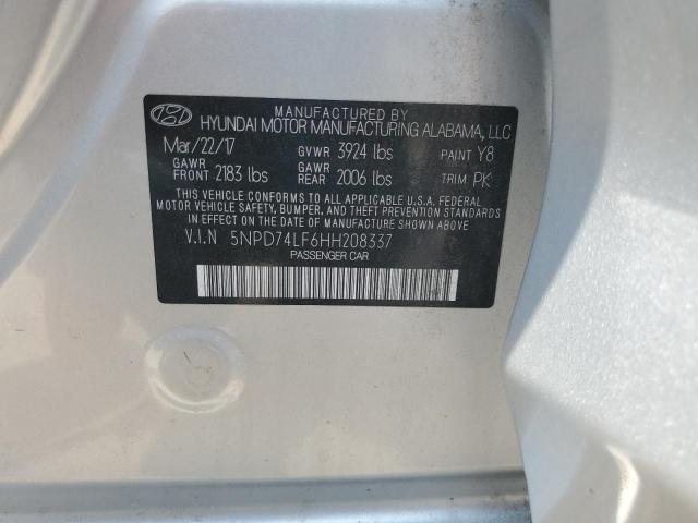 2017 HYUNDAI ELANTRA SE - 5NPD74LF6HH208337