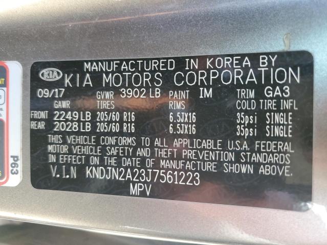 2018 KIA SOUL - KNDJN2A23J7561223