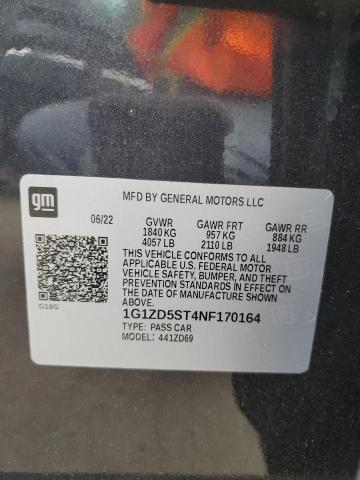 2022 CHEVROLET MALIBU LT - 1G1ZD5ST4NF170164