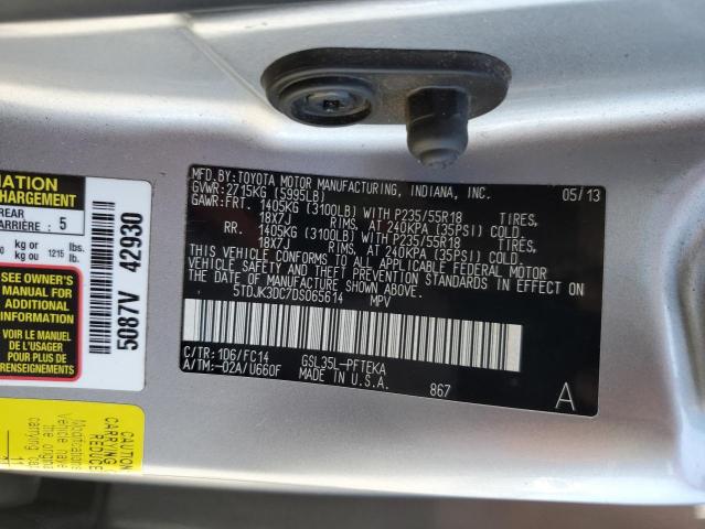 2013 TOYOTA SIENNA LE - 5TDJK3DC7DS065614