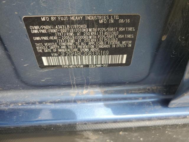 2016 SUBARU CROSSTREK JF2GPABC2G8336169