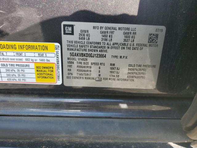 2016 BUICK ENCLAVE 5GAKVBKD0GJ123664