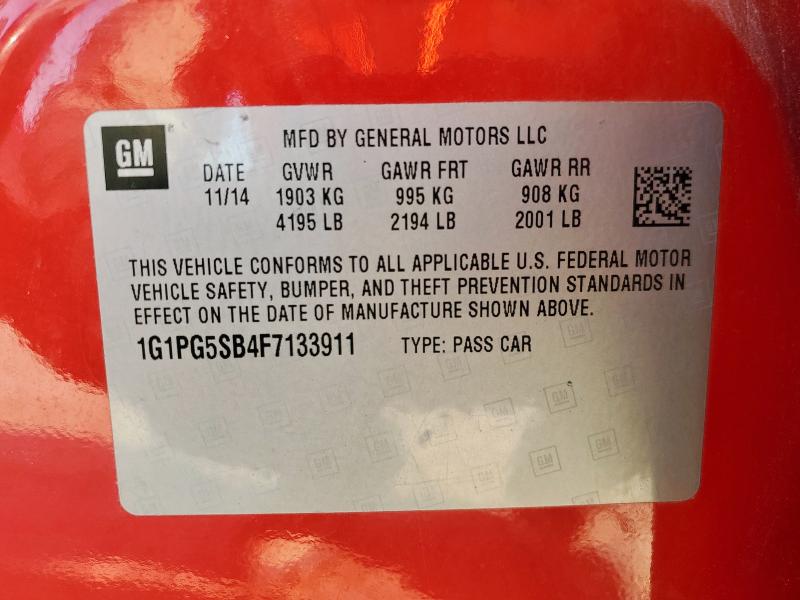 2015 CHEVROLET CRUZE LTZ - 1G1PG5SB4F7133911