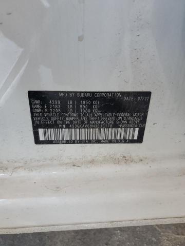 2022 SUBARU IMPREZA PR 4S3GKAV68N3610178