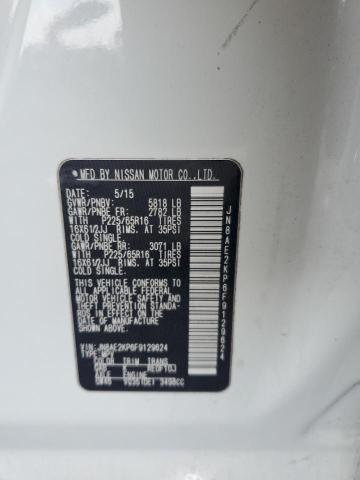 2015 NISSAN QUEST S JN8AE2KP6F9129624