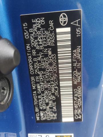 2015 TOYOTA SCION TC - JTKJF5C75FJ009233